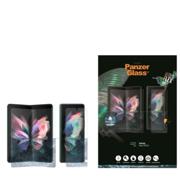 PanzerGlass - Samsung Galaxy Z Fold3 5G Antibakterielle Panzer Glas Display Schutzfolie Case Friendly 0.3mm (7277)