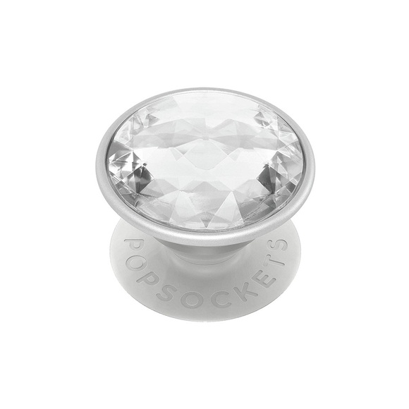 POPSOCKETS PopGrip Premium Handy Ständer Silber