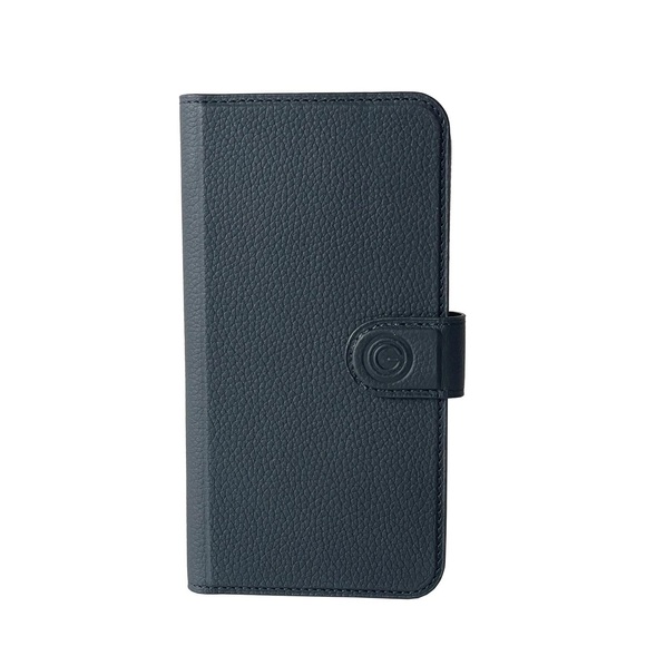 Mike Galeli - 2in1 iPhone 14 Pro Max Echtleder Magnet Wallet Case Tasche Flip Cover (JOSSIP14PROMAX-M01) - Schwarz