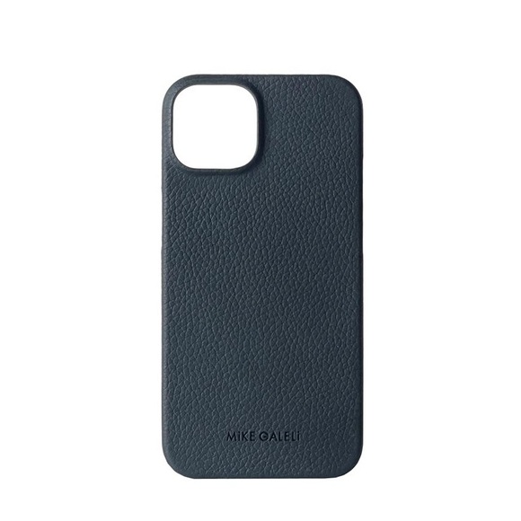 Mike Galeli - iPhone 14 Echtleder Hülle Back Case (LENNYIP14-M01) - Schwarz