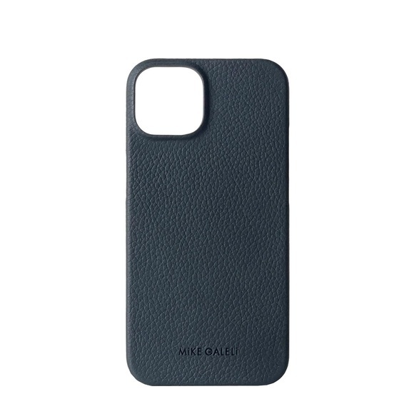 Mike Galeli - iPhone 14 Plus Echtleder Hülle Back Case (LENNYIP14MAX-M01) - Schwarz
