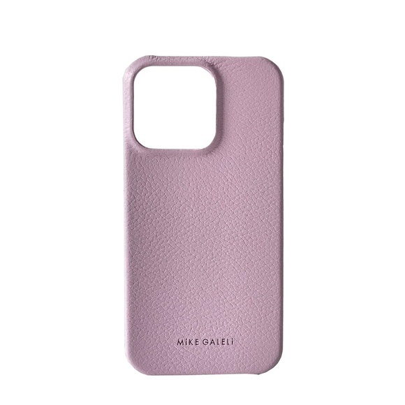 Mike Galeli - iPhone 14 Pro Echtleder Hülle Back Case (LENNYIP14PRO-M02) - Rosa