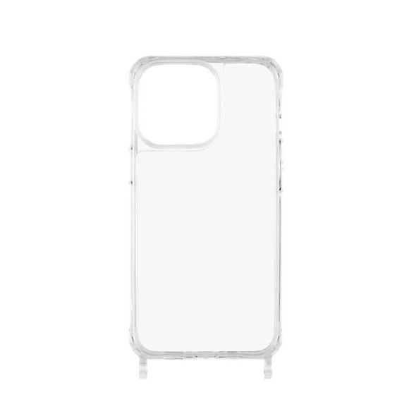 ETUUI - iPhone 13 Pro Necklace Hybrid TPU Hülle Air Cushion Fallschutz mit Ösen (clear-13-13-pro) - Transparent