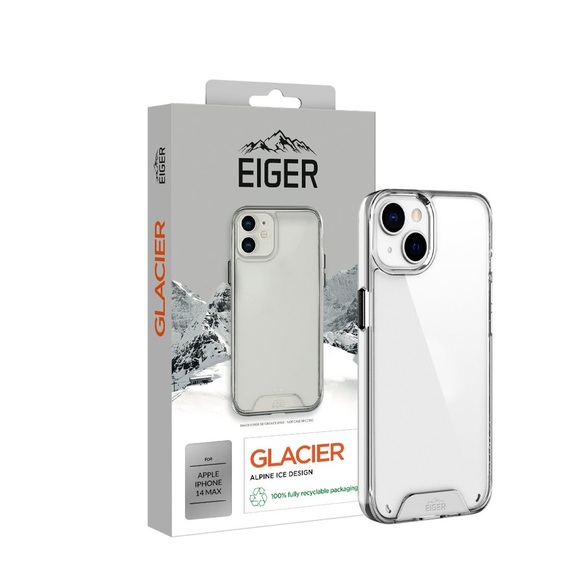 Eiger - iPhone 14 Plus Glacier Case Hybrid Schutzhülle (EGCA00403) - Transparent