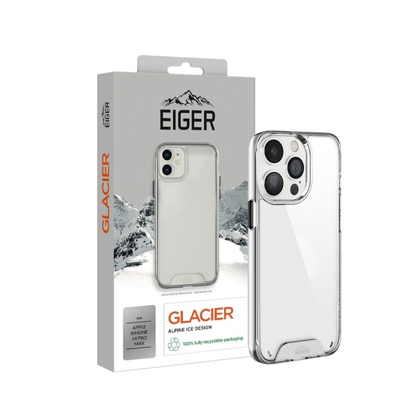 Eiger - iPhone 14 Pro Max Glacier Case Hybrid Schutzhülle (EGCA00392) - Transparent