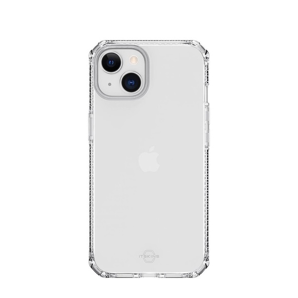 ITSkins - iPhone 14 Spectrum Clear Antimikrobielle Schutz Gummi Hülle (Fallschutz 3 Meter) - Transparent