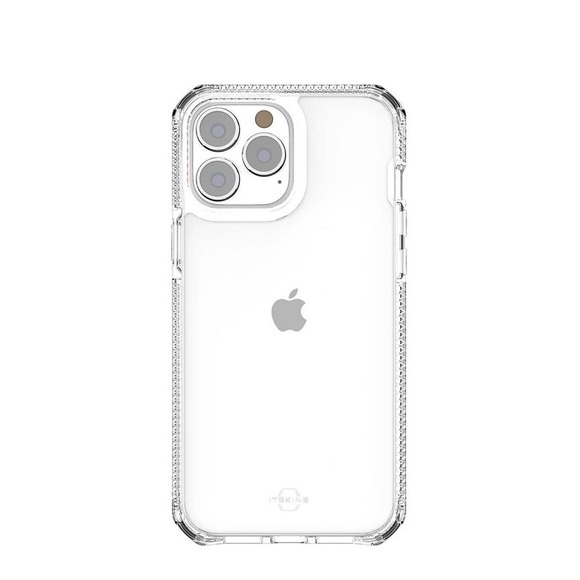 ITSkins - iPhone 13 Pro Supreme Clear Hardcase Hülle Antimikrobiell (Fallschutz 4.5 Meter) - Transparent