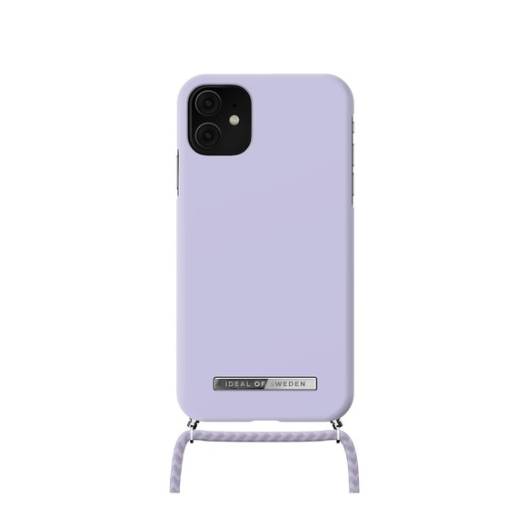 iDeal of Sweden - iPhone 11 / iPhone Xr Necklace Case Hardcase Hülle Ordinary + Handykette (IDNCSU22-I1961-4120) - Lavender