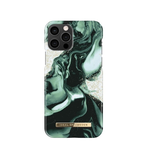 iDeal of Sweden - iPhone 12 / iPhone 12 Pro Hardcase Hülle (IDFCAW21-I2061-320) - Golden Olive Marble