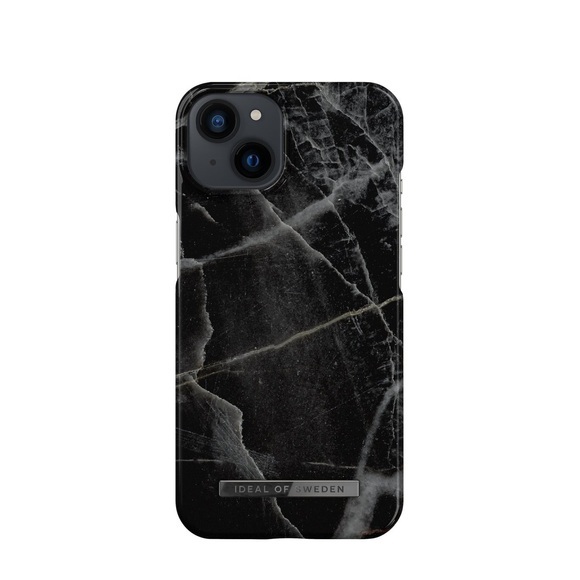 iDeal of Sweden - iPhone 14 / iPhone 13 Hardcase Hülle (IDFCAW21-I2261-358) - Black Thunder Marble