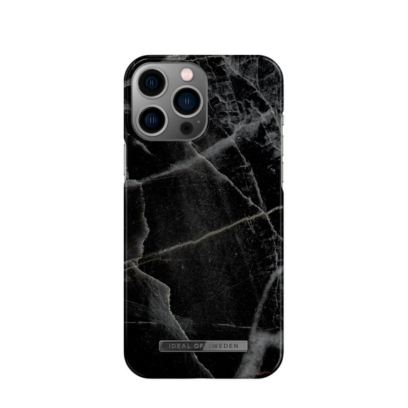 iDeal of Sweden - iPhone 14 Pro Max Hardcase Hülle (IDFCAW21-I2267P-358) - Black Thunder Marble