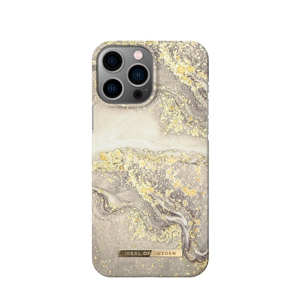 iDeal of Sweden - iPhone 14 Pro Max Hardcase Hülle (IDFCSS19-I2267P-121) - Sparkle Greige Marble