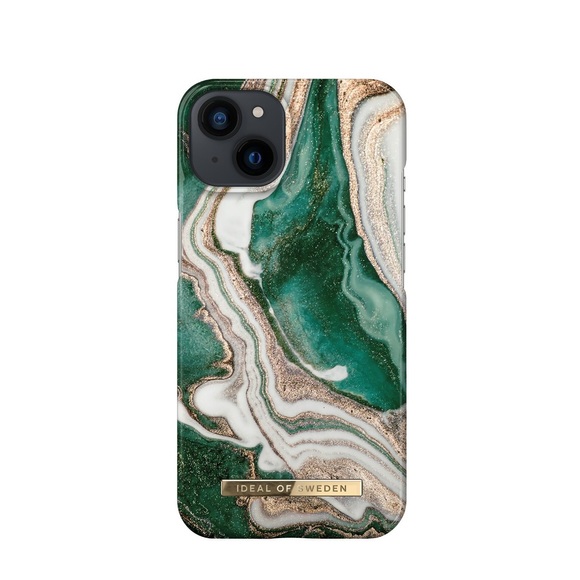 iDeal of Sweden - iPhone 14 / iPhone 13 Hardcase Hülle (IDFCAW18-I2261-98) - Golden Jade Marble