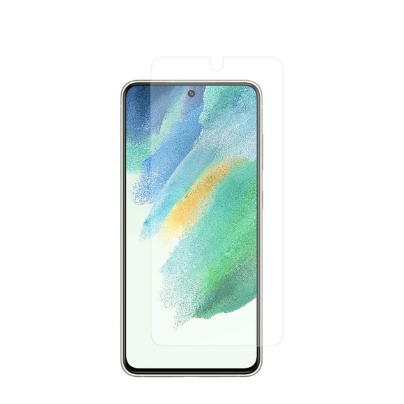 Samsung - Galaxy S21 FE 5G Tempered Glass Display Schutzfolie + Montagehilfe Case Friendly (EF-UG990CTEGWW)