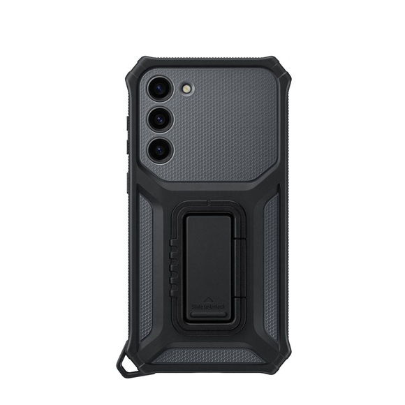 Samsung Rugged Gadget Case Backcover Samsung Galaxy S23 Schwarz, Titan