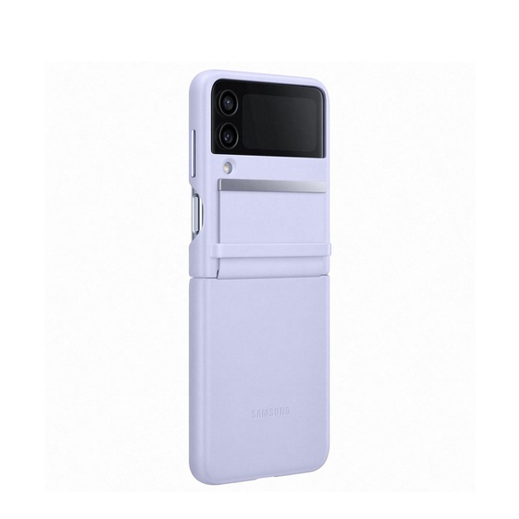 Samsung Galaxy Z Flip4 Flap Leather Cover - Serenity Purple Hülle