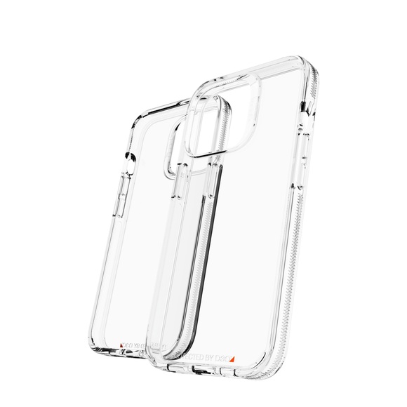 Gear4 - iPhone 13 Pro Antibakterielle Schutzhülle Case Crystal Palace D3O (702008196) - Transparent