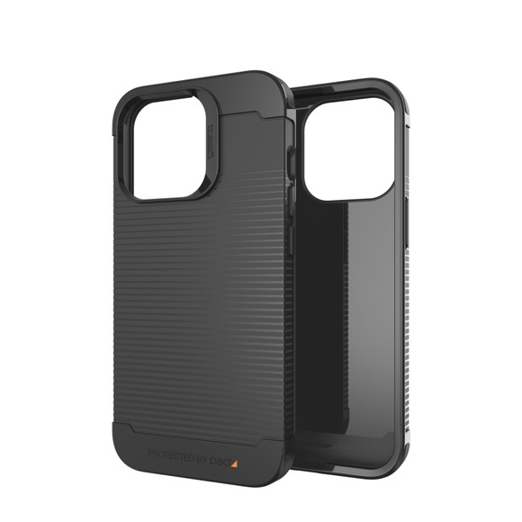Gear4 - iPhone 13 Pro Antibakterielle Schutzhülle Gummi Case Havana D3O (702008188) - Schwarz