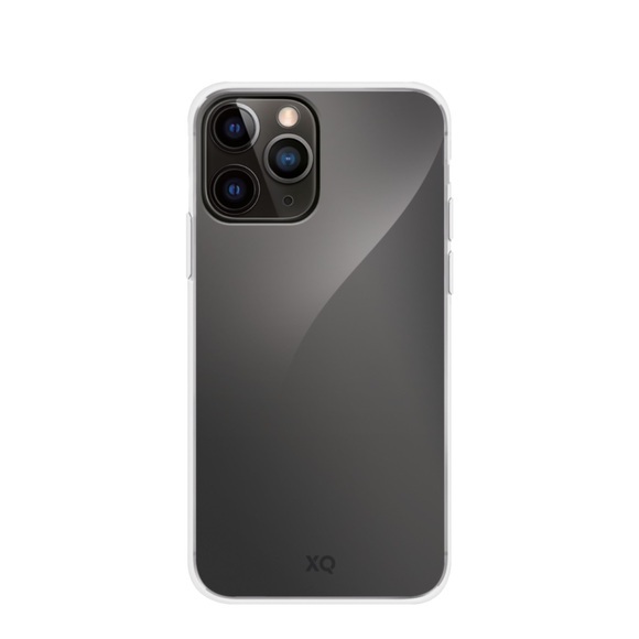 XQISIT - iPhone 13 Pro Antibakterielle Flex Case Gummi Hülle (47324) - Transparent