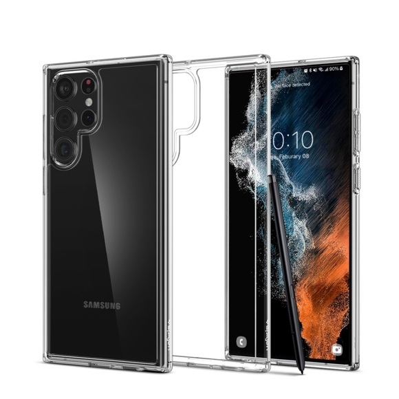 Spigen - Samsung Galaxy S22 Ultra 5G Ultra Hybrid Case Hülle (ACS03918) - Transparent
