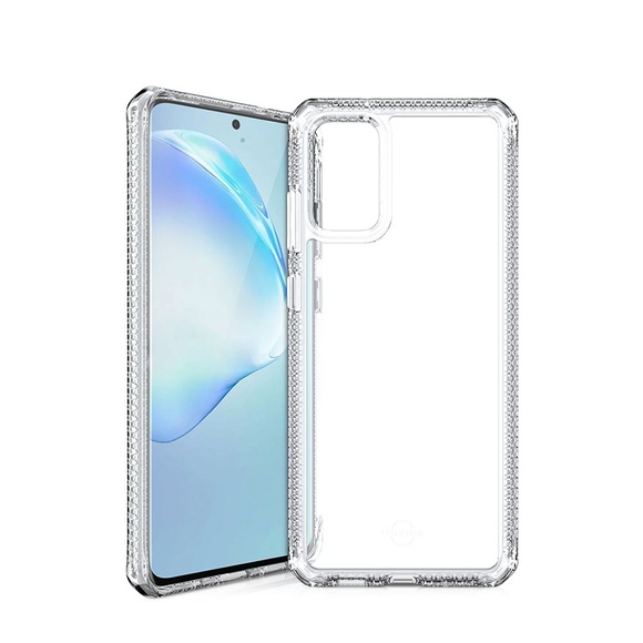 ITSkins - Samsung Galaxy S20 FE / S20 FE 5G Spectrum Clear Antimikrobielle Schutz Gummi Hülle (Fallschutz 2 Meter) - Transparent