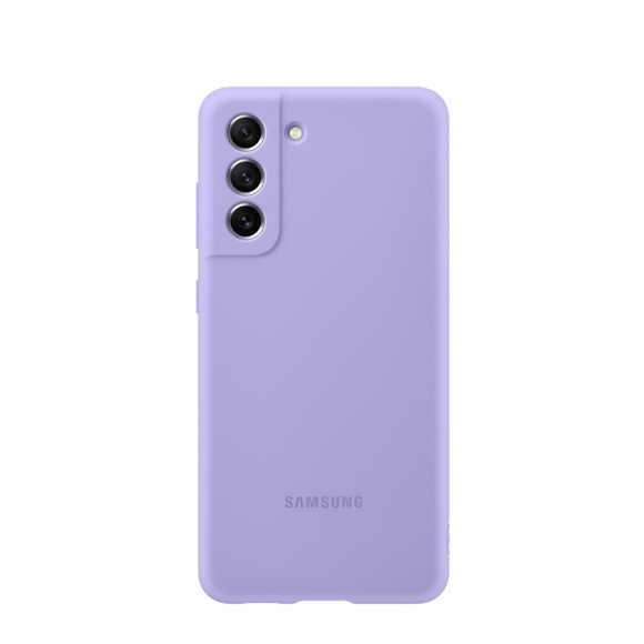 Samsung EF-PG990 - Hintere Abdeckung für Mobiltelefon - weiches Silikon - Lavendel - für Galaxy S21 FE