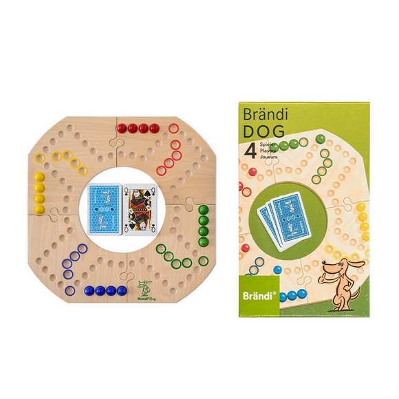 Braendi Dog 4-er Set - Brettspiel (deutsche Sprache) (Mehrfarbig)