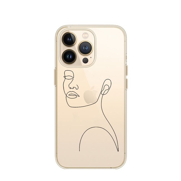 Apfelkiste © - iPhone 13 Pro Max Gummi Case Hülle Ultra Thin Beautiful Woman - Transparent