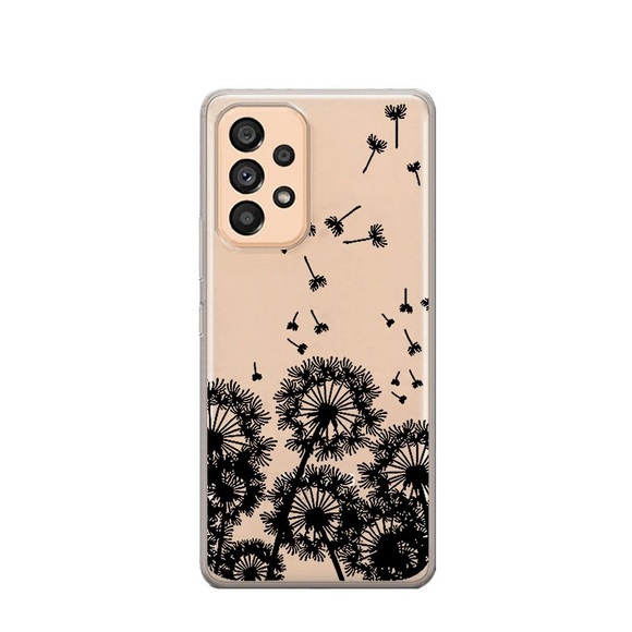 Apfelkiste © - Samsung Galaxy A33 5G Gummi Case Hülle Ultra Thin Pusteblumen - Transparent