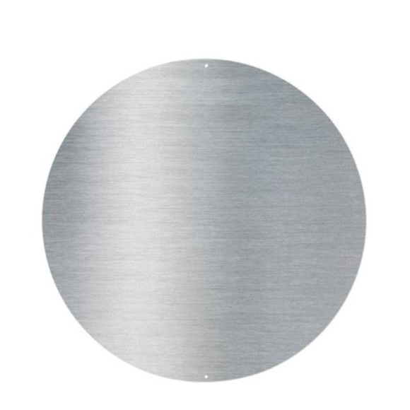 trendform - (Ø44cm) ELEMENT Edelstahl Magnet Board Pinnwand inkl. 10 Magnete (TZ6004) - Silber