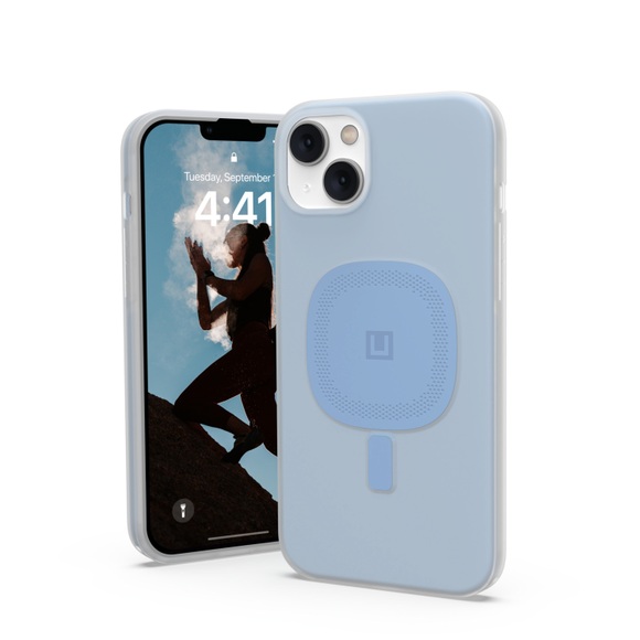 Urban Armor Gear Lucent 2.0 MagSafe Case Apple iPhone 14 Plus Hellblau