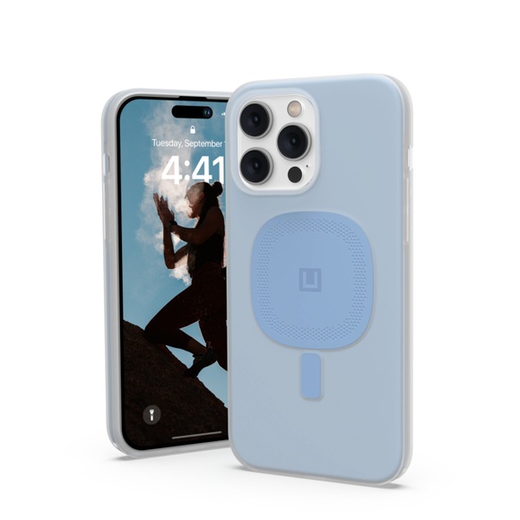 Urban Armor Gear Lucent 2.0 MagSafe Case Apple iPhone 14 Pro Max Hellblau