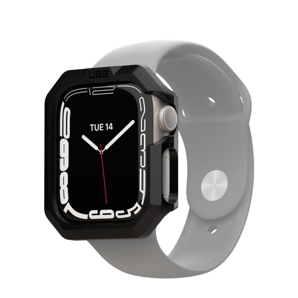 UAG Urban Armor Gear - Apple Watch Series 7 (41mm) Scout Hardcase Bumper Hülle (1A4001114040) - Schwarz