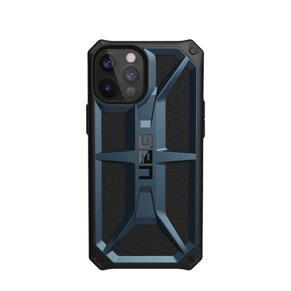 UAG Urban Armor Gear - iPhone 12 Pro Max Schutzhülle Monarch (112361115555) - Mallard (Blau / Schwarz)