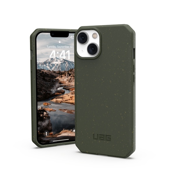 Urban Armor Gear Outback-BIO Case Apple iPhone 14, iPhone 13 Oliv