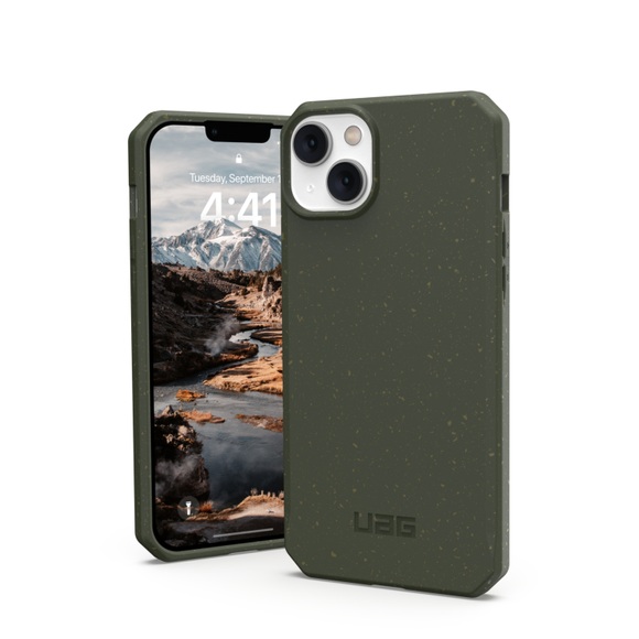 Urban Armor Gear Outback-BIO Case Apple iPhone 14 Plus Oliv