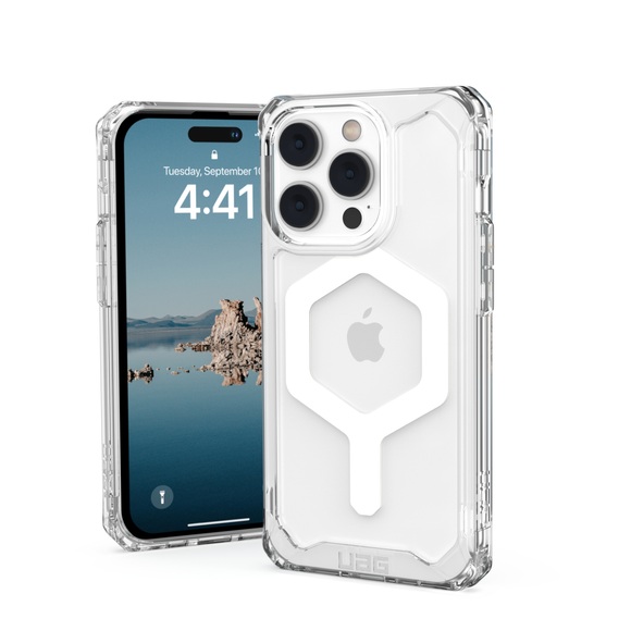 Urban Armor Gear Plyo MagSafe Case Apple iPhone 14 Pro Transparent