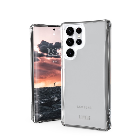 UAG Urban Armor Gear - Samsung Galaxy S22 Ultra 5G Schutzhülle Plyo (213442114343) - Transparent (Ice)