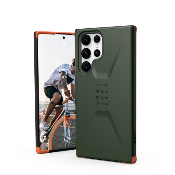 UAG Urban Armor Gear - Samsung Galaxy S22 Ultra 5G Schutzhülle Civilian Case (21344D117272) - Olive Drab