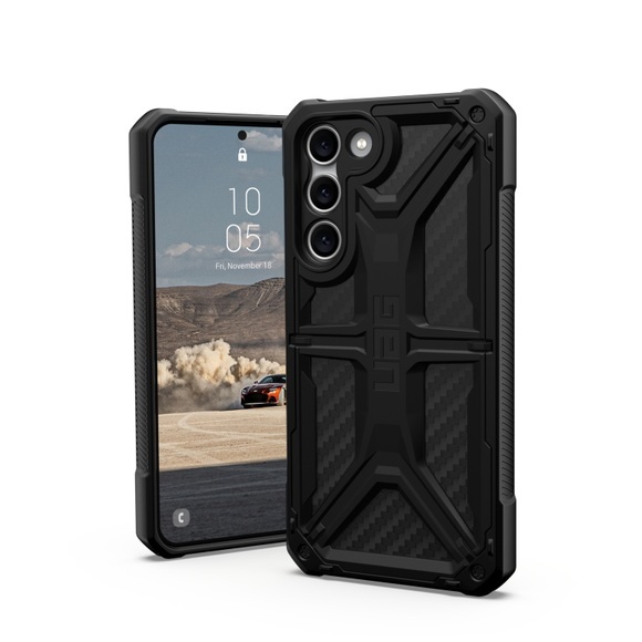 UAG Urban Armor Gear - Samsung Galaxy S23+ Plus 5G Schutzhülle Monarch (214130114242) - Carbon Fiber