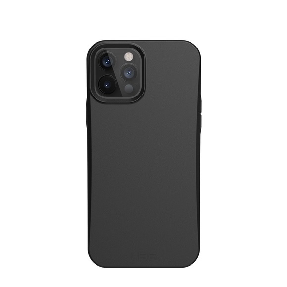 UAG Urban Armor Gear - iPhone 12 / iPhone 12 Pro Bio Gummi Schutzhülle Outback Eco Friendly Nachhaltig Kompostierbar - Schwarz