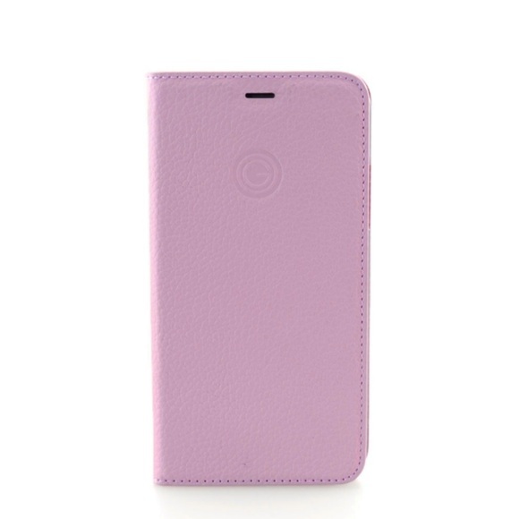Mike Galeli - iPhone 13 Echtleder Book Case Tasche Flip Cover Hand Made (MARCIP13-M02) - Rosa