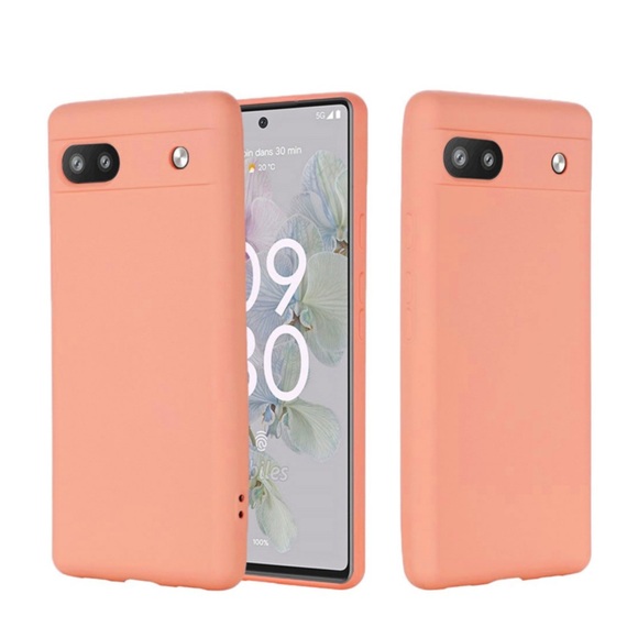 Google Pixel 6a Soft Touch Silikon Case Hülle - Coral