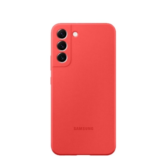 Samsung - Galaxy S22+ Plus 5G Silikon Cover Hülle (EF-PS906TPEGWW) - Rot