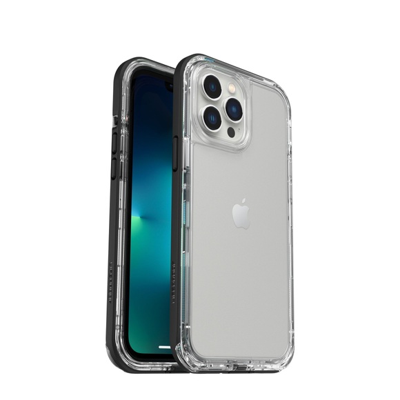 Lifeproof - Nëxt iPhone 13 Pro Max Antimikrobielle Outdoor Schutzhülle aus recyceltem Ozeanplastik (77-83525) - Schwarz