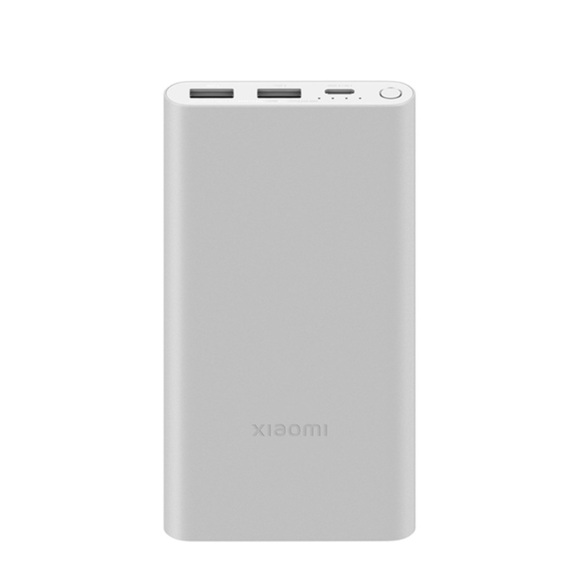 Xiaomi - (22.5W) Dual USB A / USB C Power Bank 10000mAh PD Quick Charge 3.0 + LED Anzeige - Silber