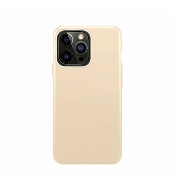 XQISIT - iPhone 14 Pro Max MagSafe Antibakterielle Silikon Case Hülle (50538) - Rosa