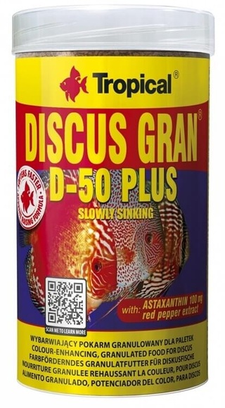 Tropical Discus Gran D-50 Plus 1000 ml