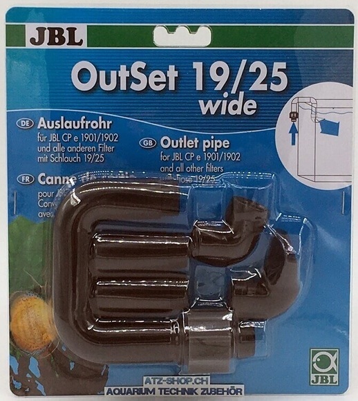 6023200 - JBL OutSet wide 19/25 Wasserrücklauf-Set mit Breitstrahlrohr für Aussenfilter