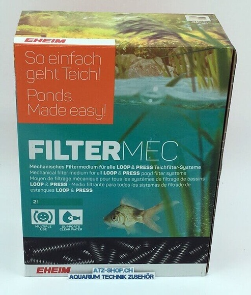 Eheim Filtermec Mechanischer Filter 2 Liter (Fische , Filter und Pumpen , Filtermaterial) 330 GR